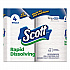 Rapid-Dissolving Toilet Paper, Bath Tissue, Septic Safe, 1-Ply, White, 231 Sheets/Roll, 4 Rolls/Pack, 12 Packs/Carton (47617)