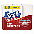Choose-A-Sheet Kitchen Roll Paper Towels, Double Roll, 1-Ply, White, 108 Sheets/Roll, 6 Rolls/Pack, 4 Packs/Carton (56668)