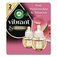 Vibrant Scented Oil Warmer Refill, Pink Watermelon and Mimosa, 0.67 oz, 2/Pack (6233800142)