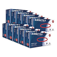 N5201 Series Powder-Free Nitrile Gloves, Small, 9" Long, Blue, 100/Box, 10 Boxes/Carton (NSM5201CT)