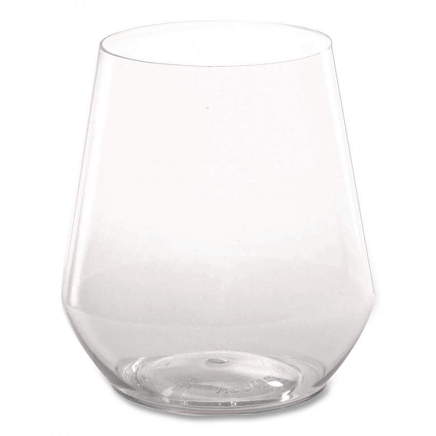 Reserv Stemless Glassware, 12 oz, Clear, 16 Cups/Tray, 4 Trays/Carton (RESSGL12)