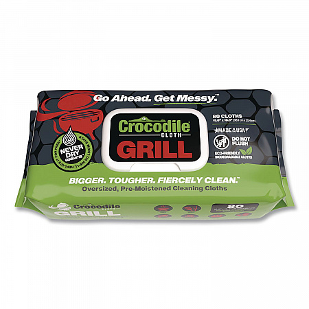 Grill Cleaning Cloths, 10 x 15, White, 80/Pack (6600080)