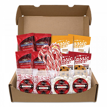 Warm Winter Wishes Hot Chocolate Kit, 18 Assorted Items/Box (70000117)