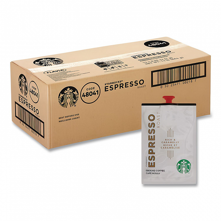 FLAVIA Coffee Freshpacks, Espresso Dark Roast, 72/Carton (MDR00218)