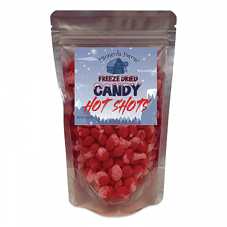 Freeze Dried Candy, Hot Shots, Cinnamon, 2.25 lb bag, 12/Carton (00642)
