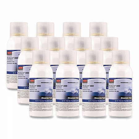 Microburst 3000 Refill, Mountain Peaks, 2 oz Aerosol Spray, 12/Carton (4012571)