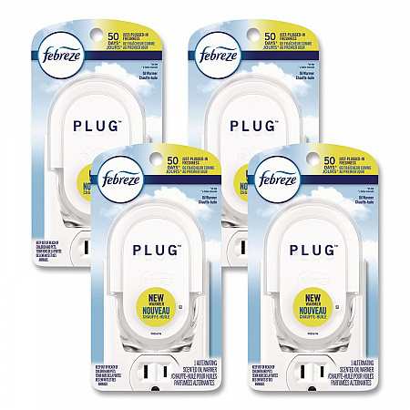 PLUG Air Freshener Warmer, 2.5 x 3 x 4, Off White, 4/Carton (68232)