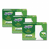 Dry Refill Cloths, 10.4 x 8, White, 52/Box, 3 Boxes/Carton (81216)