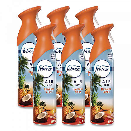 AIR, Hawaiian Aloha, 8.1 oz Aerosol Spray, 6/Carton (21385)