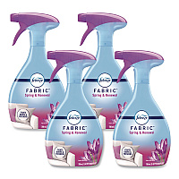 FABRIC Refresher/Odor Eliminator, Spring and Renewal, 23.6 oz Spray Bottle, 4/Carton (08906)