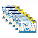 PLUG Air Freshener Refills, Linen and Sky, 2.63 oz, 3/Pack, 6 Packs/Carton (13846)