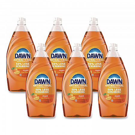 Ultra Antibacterial Dishwashing Liquid, Orange Scent, 30.8 oz Bottle, 8/Carton (17121)