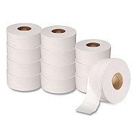 ULTRA Jumbo Roll Tissue, Septic Safe, 2-Ply, 3.3" x 1,000 ft, White, 12 Rolls/Carton (NP5216)