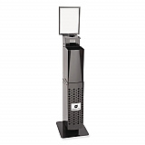 Pop-Up Floorstand, 12 x 14.5 x 51.5, Black (Q438FP)