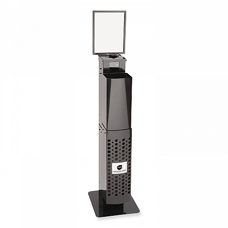Pop-Up Floorstand, 12 x 14.5 x 51.5, Black (Q438FP)