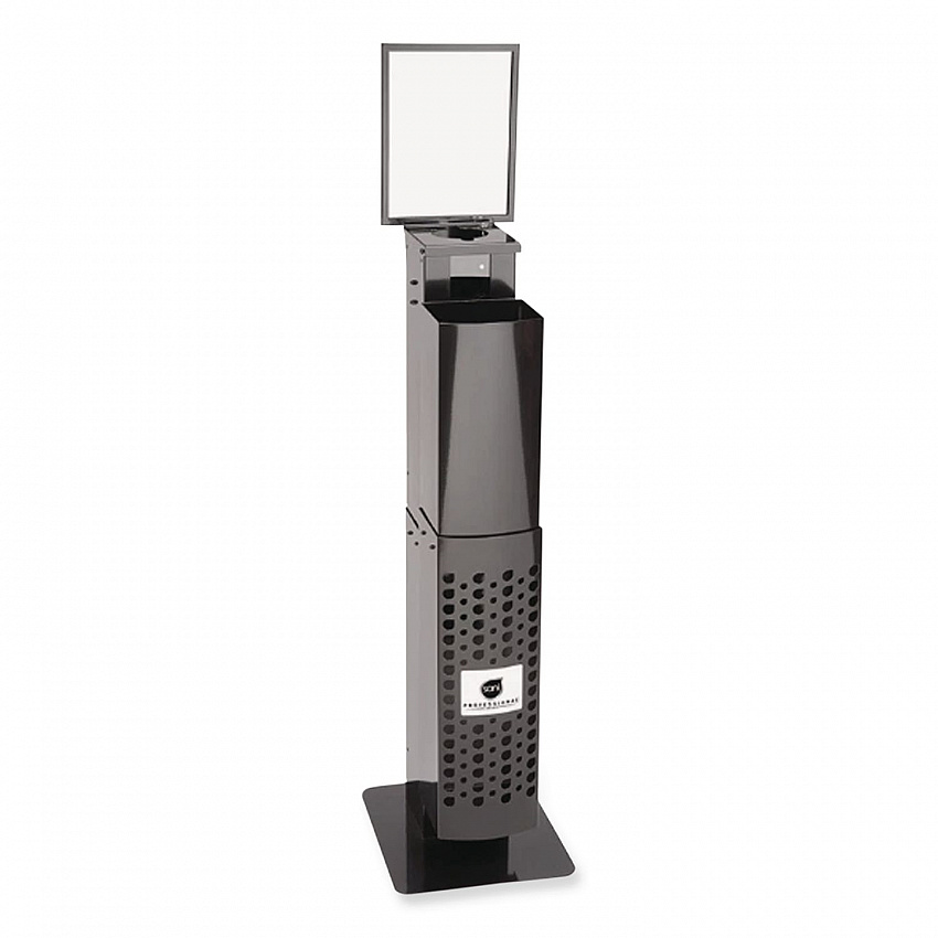 Pop-Up Floorstand, 12 x 14.5 x 51.5, Black (Q438FP)
