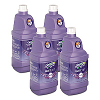 WetJet System Cleaning-Solution Refill, Lavender Scent, 1.25 L Bottle, 4/Carton (77811CT)