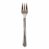 Petite Tasting Fork, Polystyrene, Silver, 400/Carton (RFPFK4)