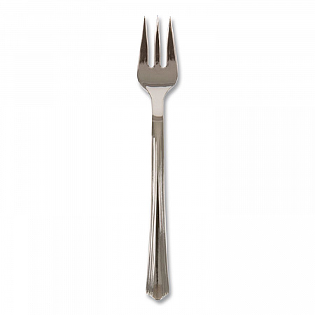 Petite Tasting Fork, Polystyrene, Silver, 400/Carton (RFPFK4)