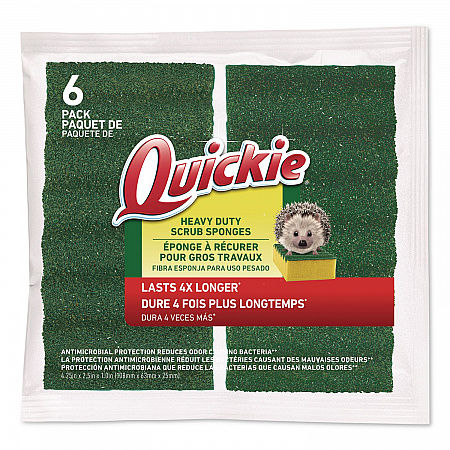 Heavy-Duty Scrubber Sponge, 4 x 2.5, 1