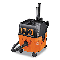 Turbo I PRO Set HEPA Wet/Dry Dust Extractor Vacuum, 5.8 gal Tank Capacity, Orange/Black (92037060990)