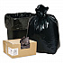 Linear Low-Density Can Liners, 60 gal, 0.9 mil, 38 x 58, Black, 10 Bags/Roll, 10 Rolls/Carton (B60790196)