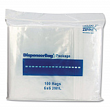 Reloc Zippit Plastic Zipper Bags, 6" x 6", Clear, 1,000/Box (MGZ2P0606)
