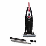 FORCE QuietClean Upright Vacuum SC5815D, 15" Cleaning Path, Black (SC5815E)