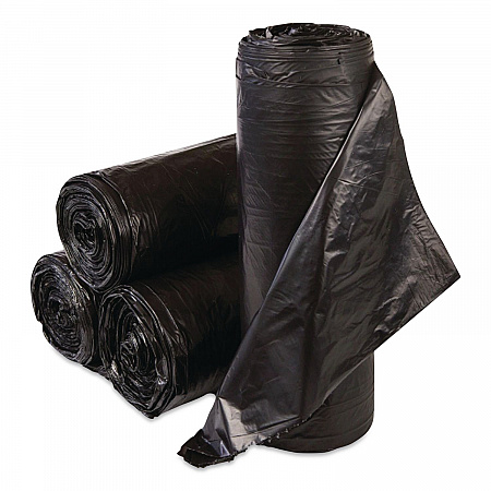Low-Density Commercial Can Liners, 30 gal, 0.58 mil, 30