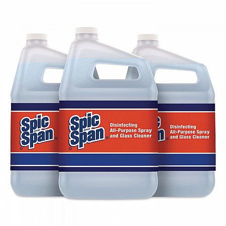 Disinfecting All-Purpose Spray and Glass Cleaner, Fresh Scent, 1 gal Bottle, 3/Carton (58773CT)