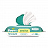 Sensitive Baby Wipes, 1-Ply, 6.8 x 7, Unscented, White, 56/Pack (87076EA)