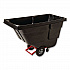 0.5 cu yd BRUTE Rotomolded Tilt Truck, 450 lb Capacity, Black (1304BLA)