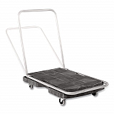 Utility-Duty Home/Office Cart, 250 lb Capacity, 20.5 x 32.5, Platform, Black (440000)