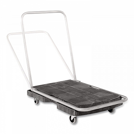 Utility-Duty Home/Office Cart, 250 lb Capacity, 20.5 x 32.5, Platform, Black (440000)