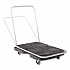 Utility-Duty Home/Office Cart, 250 lb Capacity, 20.5 x 32.5, Platform, Black (440000)