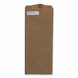 Grocery Paper Bags, Liquor Pint Size, 35# Basis Weight, 4 x 2.5 x 11.5, Brown, 500/Bundle (20331500)
