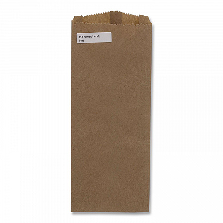 Grocery Paper Bags, Liquor Pint Size, 35# Basis Weight, 4 x 2.5 x 11.5, Brown, 500/Bundle (20331500)