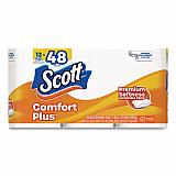 ComfortPlus Toilet Paper Mega Rolls, Septic Safe, 1-Ply, White, 310 Sheets, 12 Mega Rolls/Carton (57098)