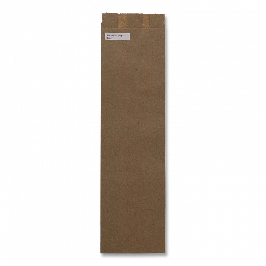 Grocery Paper Bags, Liquor Quart Size, 35# Basis Weight, 4.5 x 2.5 x 16, Brown, 500/Bundle (20332500)