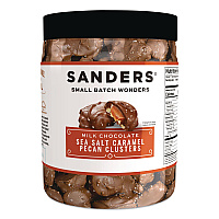 Small Batch Wonders Sea Salt Caramel Pecan Clusters, 16 oz Tub (MRY30971)