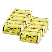Masslinn Dust Cloths, 1-Ply, 24 x 40, Unscented, Yellow, 25/Bag, 10 Bags/Carton (0214)