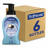 Velvet Silk Foaming Liquid Hand Soap, Twilight Berry and Shea Butter, 9 oz, 6/Carton (61052556CT)