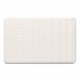 Safti-Grip Bath Mats, White Textured Surface, Suction-Cup Backing, 14" x 22.5", 12/Carton (1982724)