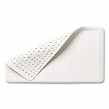 Safti-Grip Bath Mats, White Textured Surface, Suction-Cup Backing, 16" x 28" (1982726)