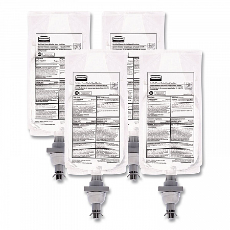 AutoFoam Refill With Alcohol Foam Hand Sanitizer, Clear, 1,000 mL, Unscented, 4/Carton (2080802)