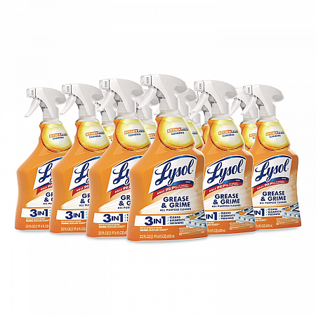 Kitchen Pro Antibacterial Cleaner, 22 oz Spray Bottle, 9/Carton (79556)
