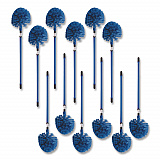 Metal Telescopic Handle, 1" x 34", Blue, 12/Carton (36545000CT)