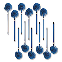 Metal Telescopic Handle, 1" x 34", Blue, 12/Carton (36545000CT)