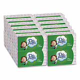 Plus Lotion Facial Tissue, 2-Ply, White, 124 Sheets/Box, 24 Boxes/Carton (39346)