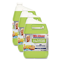 Finished Floor Cleaner, Lemon Scent, 1 gal Bottle, 3/Carton (02621CT)